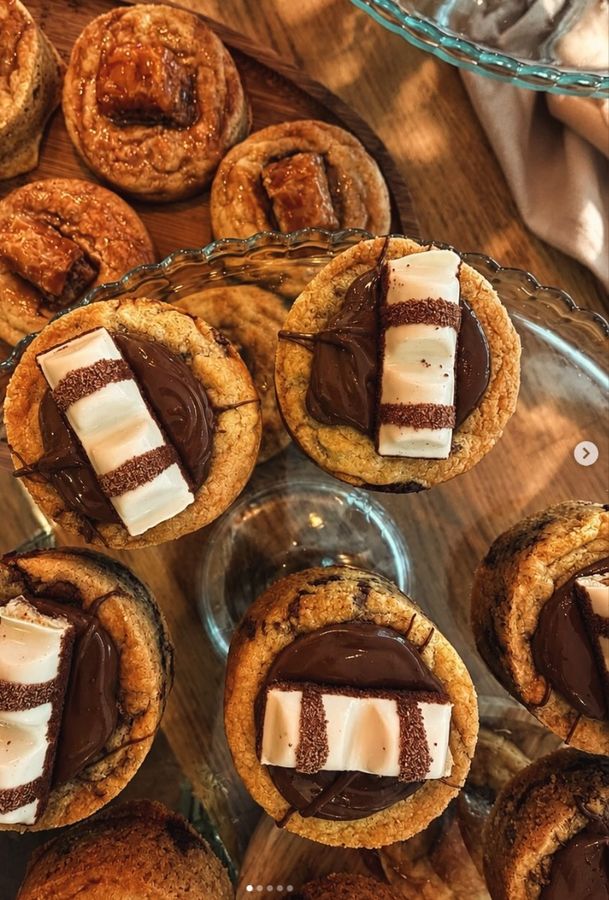 Cookies chocolat et barres lactées